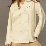 Anthropologie  Maeve Faux-Leather Cocoon Blazer Size small Oversized Photo 2