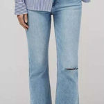 Rag and Bone  Casey High-Rise Ankle Flare Jeans in Lucy Wash Size 28 Photo 0