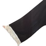 Avani Black Sheer Cream Fringe Tunic Top Cover up Resortwear Boho Western Fall Size XL Photo 5