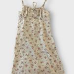 Ditsy Floral Babydoll Dress with Tie Front Size XS Photo 0