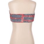 Blue Life Blue and Pink Floral Bandeau Top Photo 1