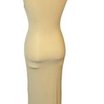 We Wore What Tan Ribbed Sleeveless Tank Midi T Shirt Dress Casual Small S Photo 4