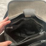 REHAB Vintage Ganson Black Leather Front Flap Purse Photo 3