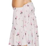 Free People  Lana Off The Shoulder Smocked Tunic Top Cloud Berry Pink Size Medium Photo 1