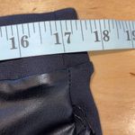 Vera Wang Simply Vera  Womens Faux Leather Knit Moonlight Leggings Black Large NW Photo 5