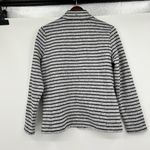 Vineyard Vines Women’s gray Fleece Jacket Striped Whale Logo Full Zip medium Photo 5