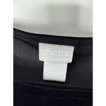 Chico's Chico’s Travelers Velvet Tank Top Black Sleeveless Stretch Size 1 (8/10) Photo 4