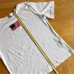 August Max Woman American Flag Rhinestone Bling Tee, White, Size X (Plus) White Photo 9