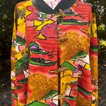 Vintage Passports Pier 1 Imports Toggle Jacket Tribal Island World One Size Red Size undefined Photo 1