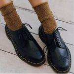 Dr. Martens  3989 Yellow Stitch Smooth Leather Brogue Shoes Women’s Size 9 Photo 0