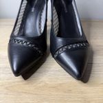 Marc Fisher  Dalta Black Mesh Pointed Toe Stiletto Pump Heel Fishnet Sexy Size 10 Photo 3