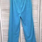 MIRROR IMAGE Velour Activewear/Sweatpants Wide Leg Flare Teal Photo 1