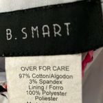 B. Smart B. Sweet: Pink & Black Floral Dress- Cotton Blend- 8 Photo 1