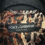 Dolce & Gabbana  Button Notch Collar Wool Blazer Womens 38 Black Italy Career Photo 1