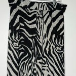 Joseph Ribkoff Bold and Modern Black-and-White Zebra Print Pants Size 10 Photo 1