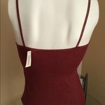 Aeropostale  favorite cami burgundy with sparkling size small spaghetti strap Photo 1