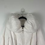 BCBG MAX AZRIA Down Puffer Coat White Women's S Belted Winter Warm Jacket‎ Photo 1