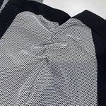 Blue Life  Fit L Jacquard Legging Black White Scrunch Butt Stretch Rouched Gym Photo 9