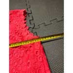 Kate Spade  Size‎ 4 Peach Sherbet Coral Pink Floral Lace Shift Dress EUC Photo 3