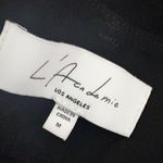 L'Academie L’ACADEMIE Revolve Ludovica High Rise Straight Leg Black Pants Sz M Photo 7