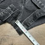 Abercrombie & Fitch Natural High Rise Black Belted Jean Shorts Size 28 Photo 8