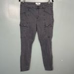 Pistola  Topanga Gray Cargo Moto Skinny Jeans Gray Size 31 Photo 1