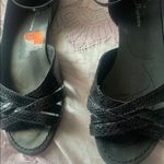 CL by Laundry black snakeskin flats Photo 1