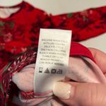 Pioneer Woman dark pink floral knit top shirt blouse 3/4 length sleeve v Photo 9