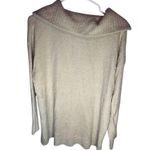 Barefoot Dreams  Women's Beige High Rib Half Zip Tunic Hoodie Size L Photo 1