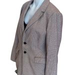 Current/Elliott Current Elliott Beige Plaid Oversized Boxy Blazer SIZE 4 Preppy Designer $328 Photo 5