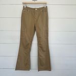 Urban Outfitters BDG Women’s 2 Khaki Cargo Lia Twill Flare Pants Photo 0