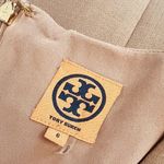 Tory Burch Azalea Square Neck Woolen Dress Camel Brown Size 6 Photo 8