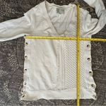 Anthropologie Saturday Sunday By  Size S Cream Arcana Buttoned Pullover Sweater Photo 8
