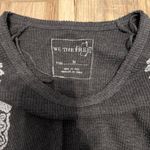 Free People  We The Free Rockabilly Printed Raglan Thermal Top Photo 1