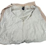Gryphon New York Crystal Trench Embellished Cotton Jacket L Tan Size L Photo 3