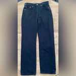 Levi's Levi’s Premium Women’s Sz 24 Wedgie Straight Fit Jeans In Black Sprout Photo 6