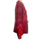 HOLI BY DOLORES BARREIR0 Light Jacket in Size Medium Red Photo 2