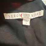 Veronica Beard  Alvaro red black silk floral long sleeve asymmetric midi dress 14 Photo 6