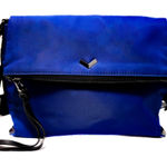 Botkier NEW - Cobalt Blue Nylon Crossbody Bag Chrome Accents & Adjustable Strap Photo 0