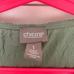 Chico's Chico’s Women’s 1 Olive Green Sleeveless Tank Dress Photo 1