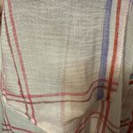 Holding Horses ANTHROPOLOGIE Medium Western Pink Plaid Sheer Blouse Top BOHO Photo 2