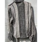 Dress Barn Vintage  Women’s Size M Medium Shirt Top Blouse Black Brown Western Photo 8