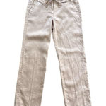 Sandro  Paris Pants Womens Size 4 Light Pink 100% Linen Pockets Drawstring‎ Photo 0