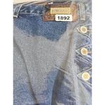 Vintage Lawman Jeans Womens 23/24 Blue Bootcut Side Buttons Western Rodeo Riding Photo 12