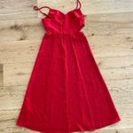 Show Me Your Mumu Claire Cut Out Dress in Red Photo 5