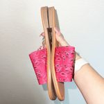 Everglades Red Bandana Slide On Women’s Sandals Size 8 Photo 2