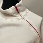 Peloton white and pink Side Zip Pullover XS Photo 2