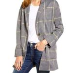 Sanctuary City Plaid Houndstooth Blazer Jacket Duster Knit Size XXS Photo 0
