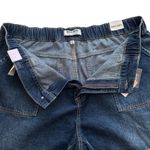 Wax Jean  Plus Woman Dark Wash Pockets Denim Jean Skater Shorts Size 3X NEW Photo 2