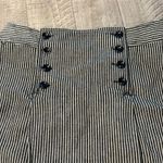 Larry Levine  black and off white striped skirt! Photo 1